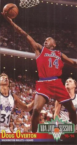 1993-94 Jam Session Doug Overton Variant #236 card image