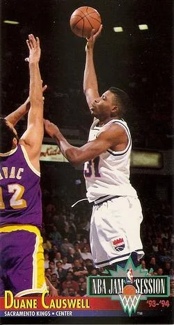 1993-94 Jam Session Duane Causwell Variant #194 card image