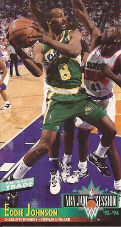 1993-94 Jam Session Eddie Johnson Variant #22 card image