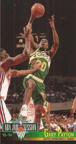 1993-94 Jam Session Gary Payton Variant #217 card image