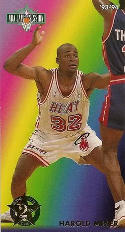 1993-94 Jam Session Harold Miner Second Year Stars #5 card image