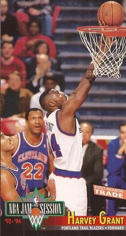 1993-94 Jam Session Harvey Grant Variant #186 card image