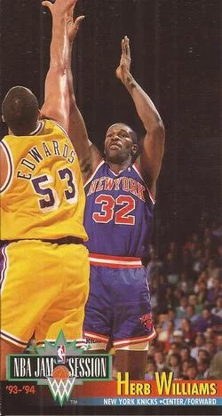 1993-94 Jam Session Herb Williams Variant #155 card image