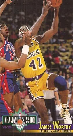 1993-94 Jam Session James Worthy Variant #110 card image