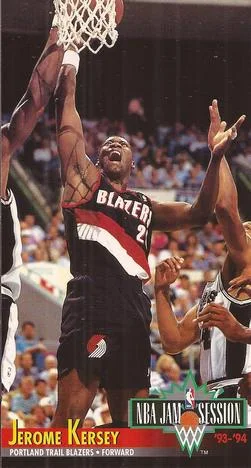 1993-94 Jam Session Jerome Kersey Variant #187 card image