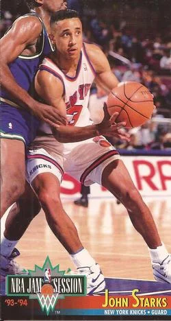 1993-94 Jam Session John Starks Variant #154 card image