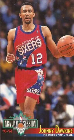 1993-94 Jam Session Johnny Dawkins Variant #167 card image
