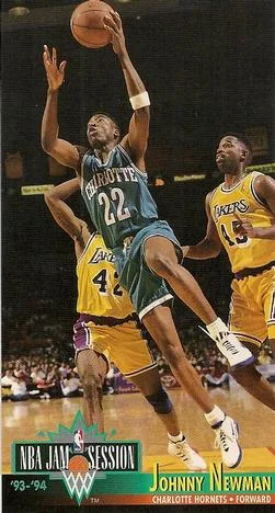 1993-94 Jam Session Johnny Newman Variant #25 card image