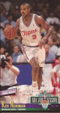 1993-94 Jam Session Ken Norman Variant #128 card image