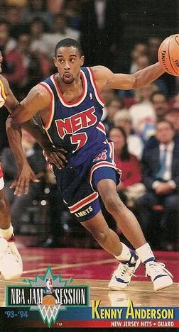 1993-94 Jam Session Kenny Anderson Variant #137 card image