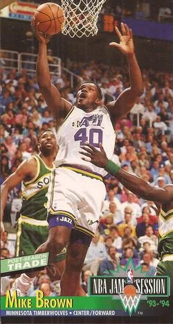 1993-94 Jam Session Mike Brown Variant #130 card image