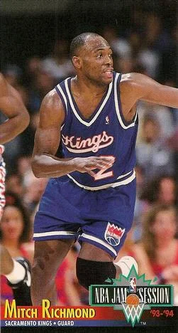 1993-94 Jam Session Mitch Richmond Variant #196 card image