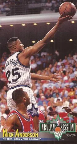 1993-94 Jam Session Nick Anderson Variant #156 card image