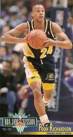 1993-94 Jam Session Pooh Richardson Variant #91 card image