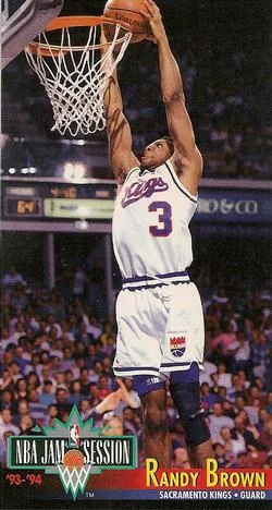 1993-94 Jam Session Randy Brown Variant #193 card image
