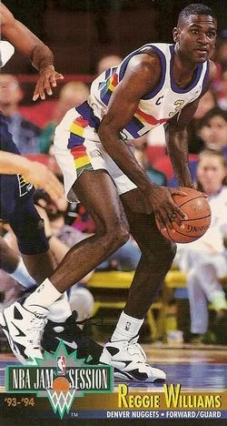 1993-94 Jam Session Reggie Williams Variant #59 card image