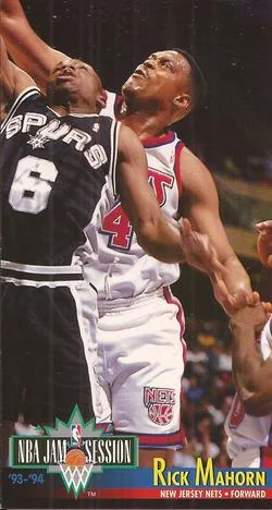 1993-94 Jam Session Rick Mahorn Variant #141 card image
