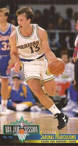 1993-94 Jam Session Sarunas Marciulionis Variant #71 card image