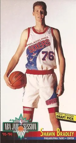 1993-94 Jam Session Shawn Bradley FRDP Variant #166 card image