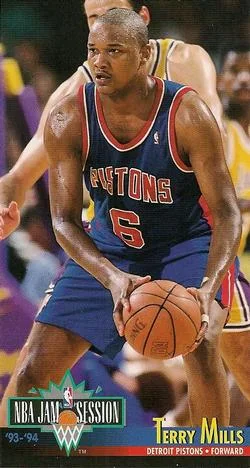 1993-94 Jam Session Terry Mills Variant #63 card image