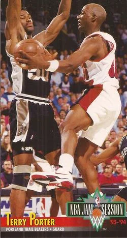 1993-94 Jam Session Terry Porter Variant #188 card image