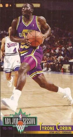 1993-94 Jam Session Tyrone Corbin Variant #223 card image