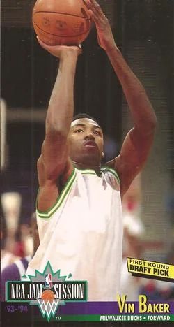 1993-94 Jam Session Vin Baker FRDP Variant #120 card image