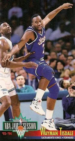1993-94 Jam Session Wayman Tisdale Variant #198 card image