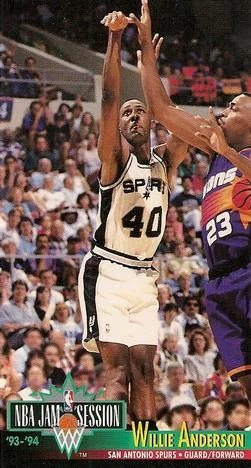 1993-94 Jam Session Willie Anderson Variant #201 card image