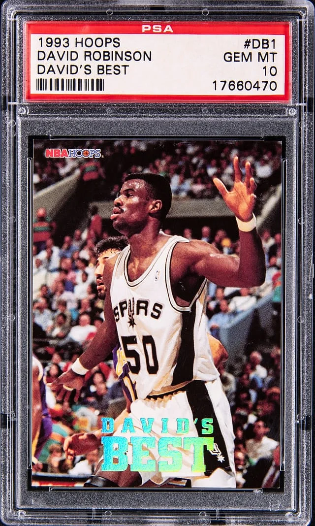 1993-94 NBA Hoops David Robinson David's Best #DB1 card image