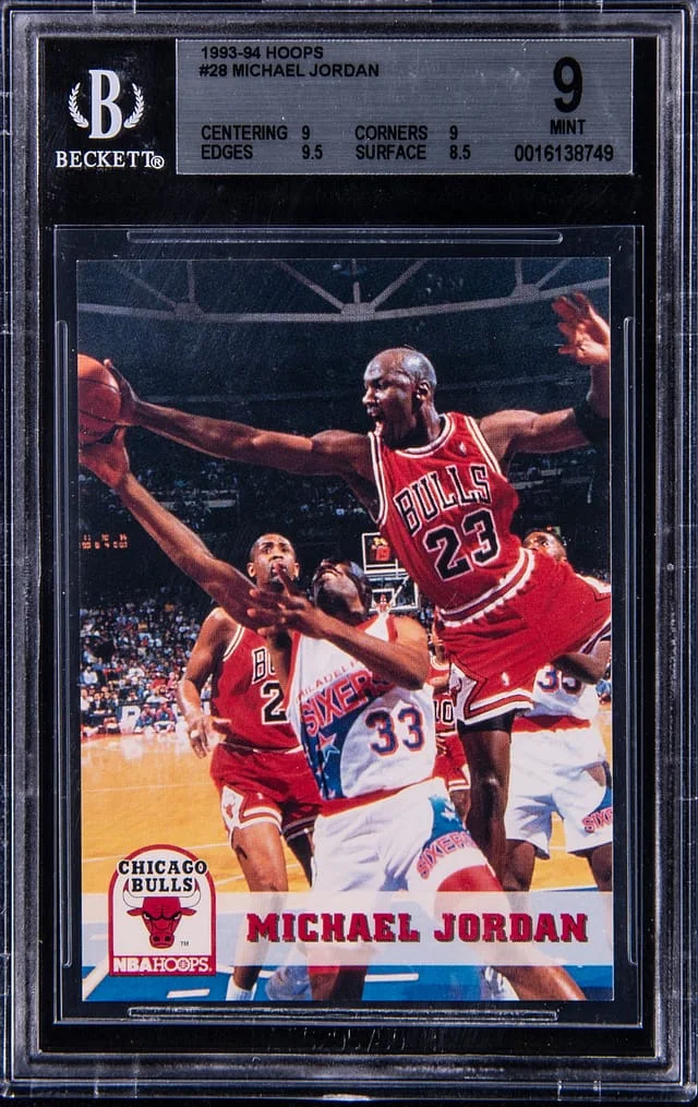1993-94 NBA Hoops Michael Jordan #28 card image