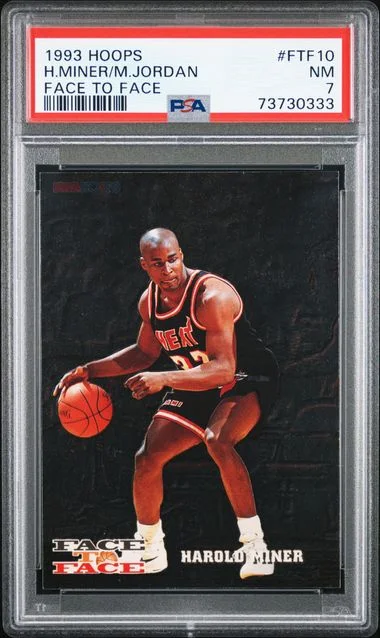 1993-94 SkyBox Hoops Harold Miner/Michael Jordan Face To Face #FTF10 card image