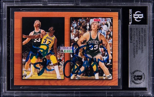 1993-94 SkyBox Magic Johson/Larry Bird NBA Hoops #MB1 card image
