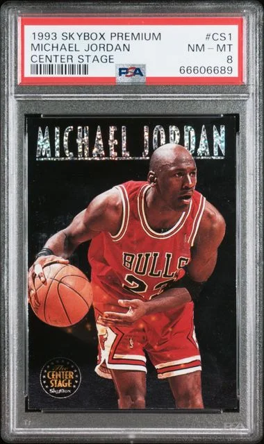 1993-94 SkyBox Premium Michael Jordan Center Stage #CA1 card image