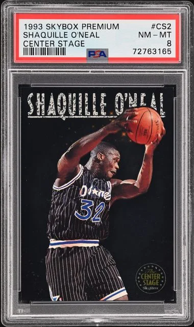 1993-94 SkyBox Premium Shaquille O'Neal Center Stage #CS2 card image
