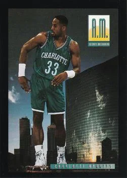 1993-94 SkyBox Premium Alonzo Mourning PC Variant #320 card image