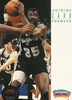 1993-94 SkyBox Premium Antoine Carr Variant #162 card image