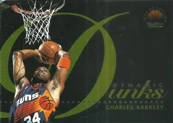1993-94 SkyBox Premium Charles Barkley Dynamic Dunks #D2 card image