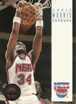 1993-94 SkyBox Premium Chris Morris Variant #123 card image