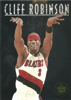 1993-94 SkyBox Premium Clifford Robinson Center Stage #CS9 card image