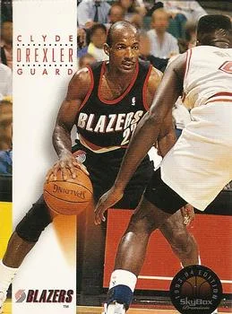 1993-94 SkyBox Premium Clyde Drexler Variant #150 card image