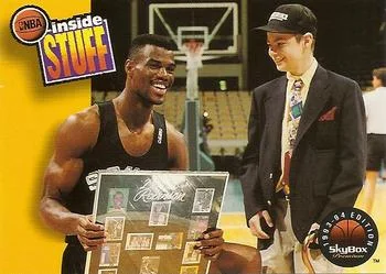 1993-94 SkyBox Premium David Robinson / Damon Taylor Variant #22 card image