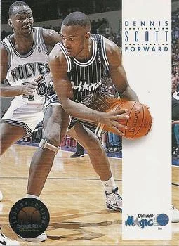 1993-94 SkyBox Premium Dennis Scott Variant #135 card image