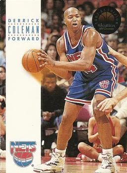 1993-94 SkyBox Premium Derrick Coleman Variant #122 card image
