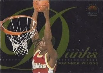 1993-94 SkyBox Premium Dominique Wilkins Dynamic Dunks #D9 card image