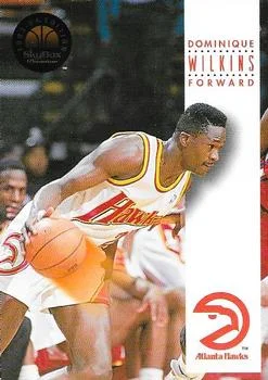 1993-94 SkyBox Premium Dominique Wilkins Series 1 Perforated Sheet 2 #NNO card image