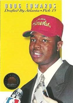 1993-94 SkyBox Premium Doug Edwards Draft Picks #DP15 card image