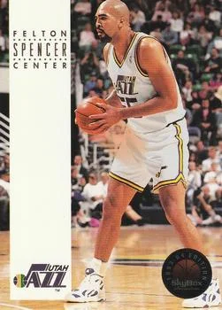 1993-94 SkyBox Premium Felton Spencer Variant #287 card image