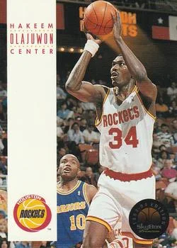 1993-94 SkyBox Premium Hakeem Olajuwon Variant #81 card image