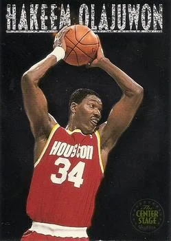 1993-94 SkyBox Premium Hakeem Olajuwon Center Stage #CS6 card image